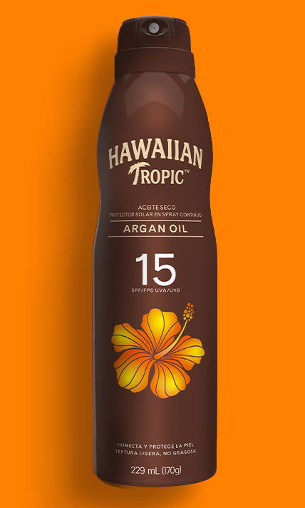 Bronceado radiante con aceite de argan en Hawaiian Tropic