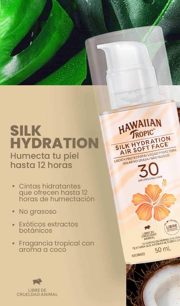 silk hidratation air soft face